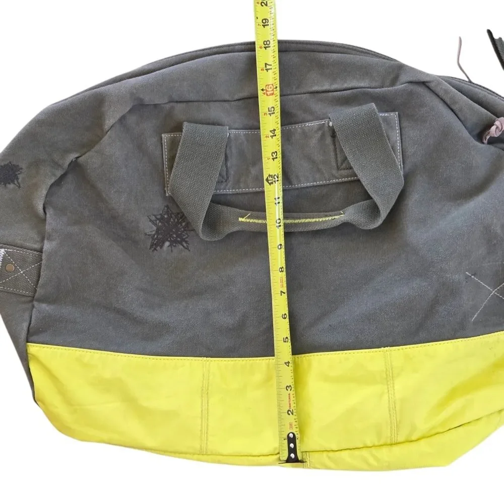 Vintage GAP DUFFEL BAG HUGE Shoulder Strap ODG Army Green Military Grunge